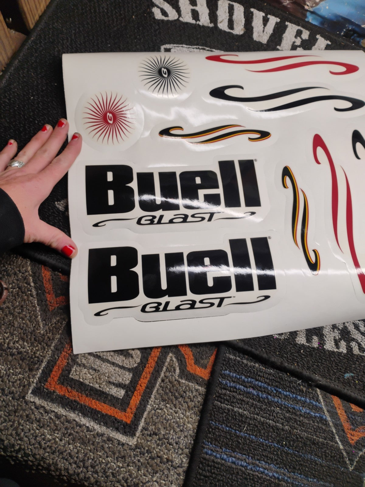 NOS Buell Blast Mesa Personal FX Motorcycle Decal Set H-D #93982