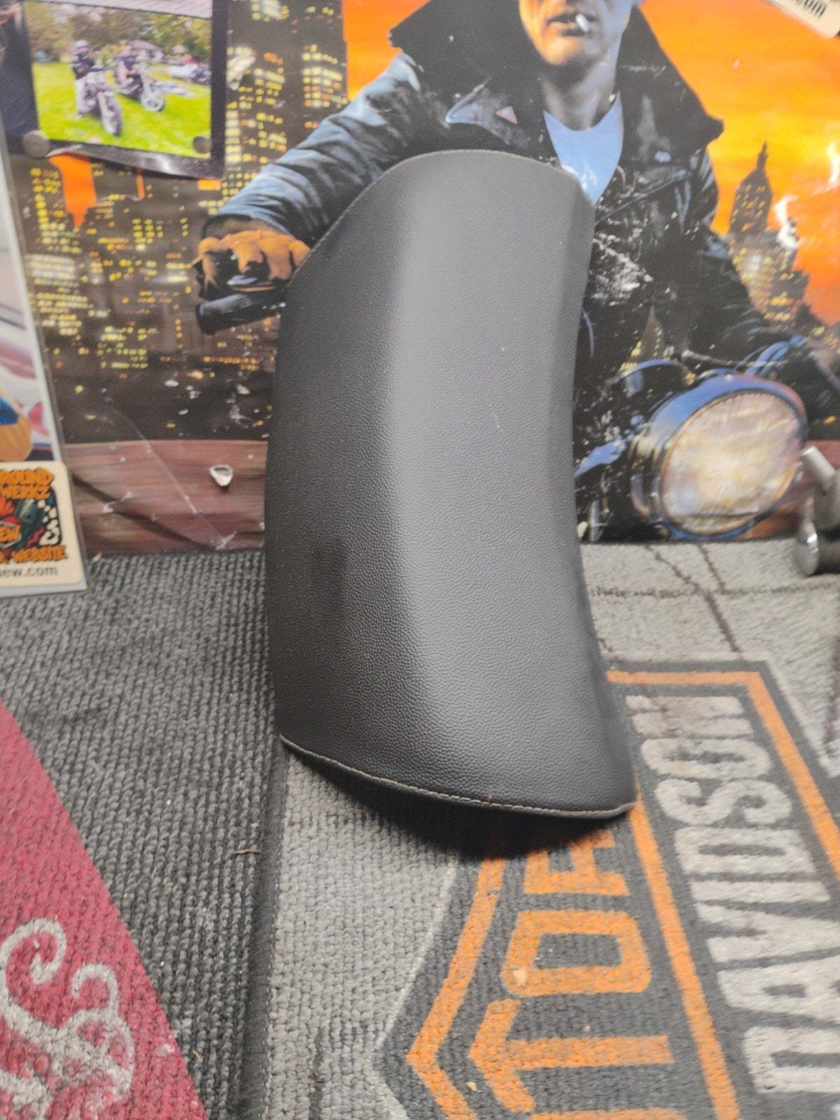 2007 06-08 Piaggio MP3 Scooter 250CC Upper Seat Wedge Back Rest Rear Passenger