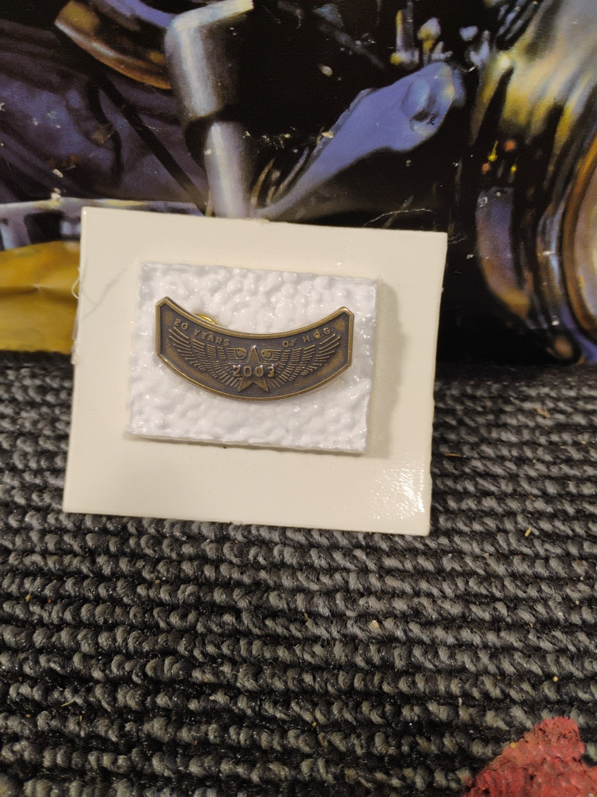 2003 Harley-Davidson HOG Club Pin "20 Years Of Hog" New In Sealed Package 