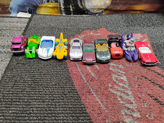 Lot Of 10 Hot Wheels With Character Cars