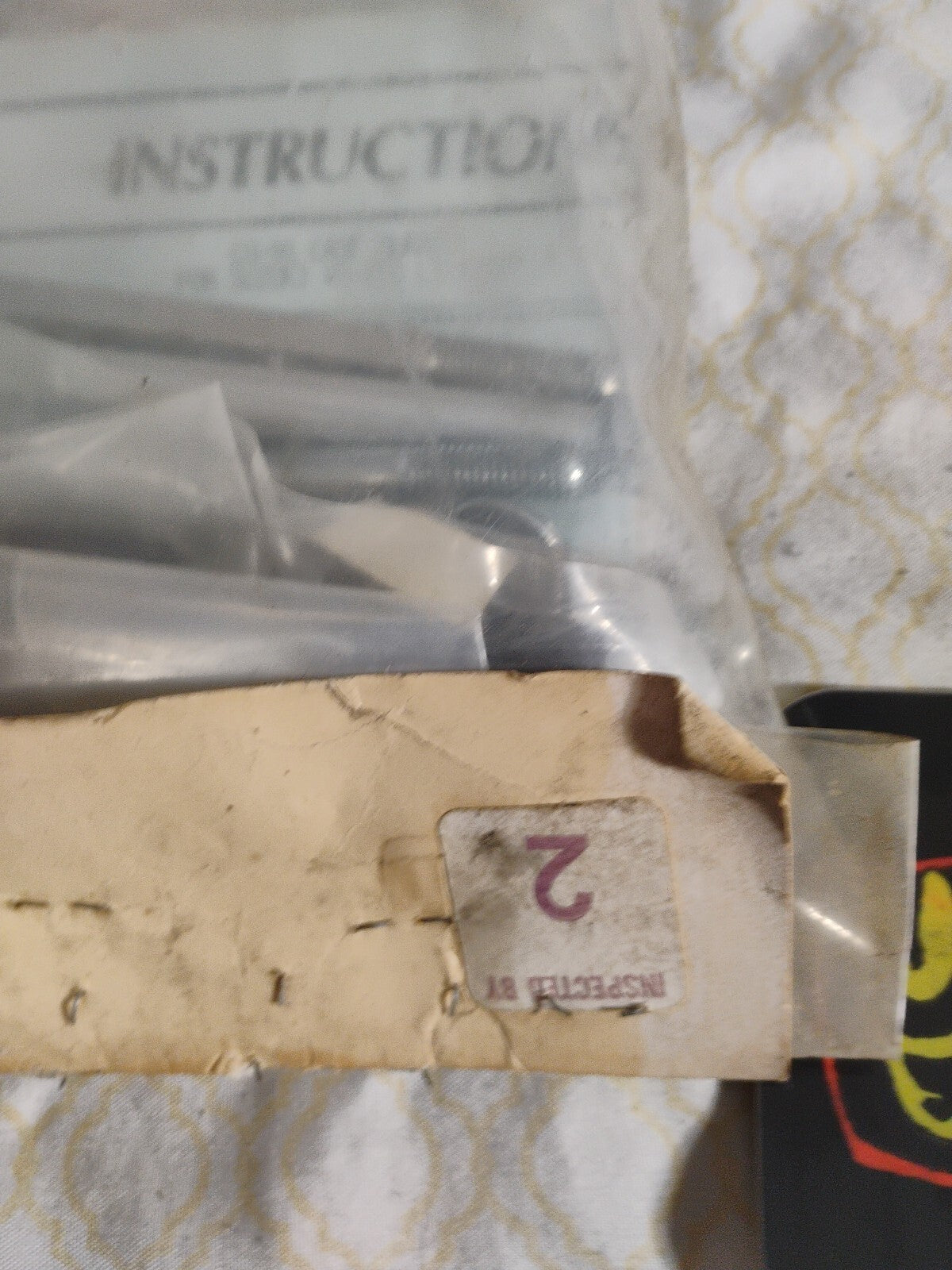 Vintage NOS KG Case Guard Crash Bar Hardware Fits: Suzuki GS-750 Lt(80)