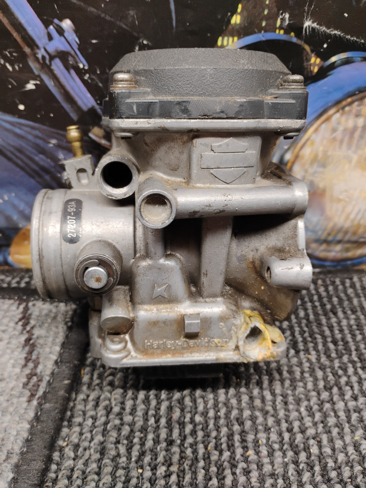 Harley Davidson Carburetor 27207 93A FOR PARTS