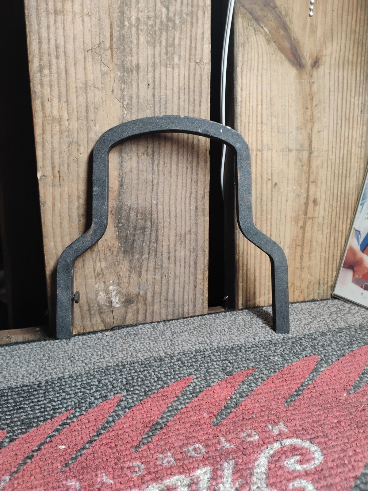 Harley Sportster Dyna Softail Black Wrinkle Short Sissy Bar Upright 53010-98