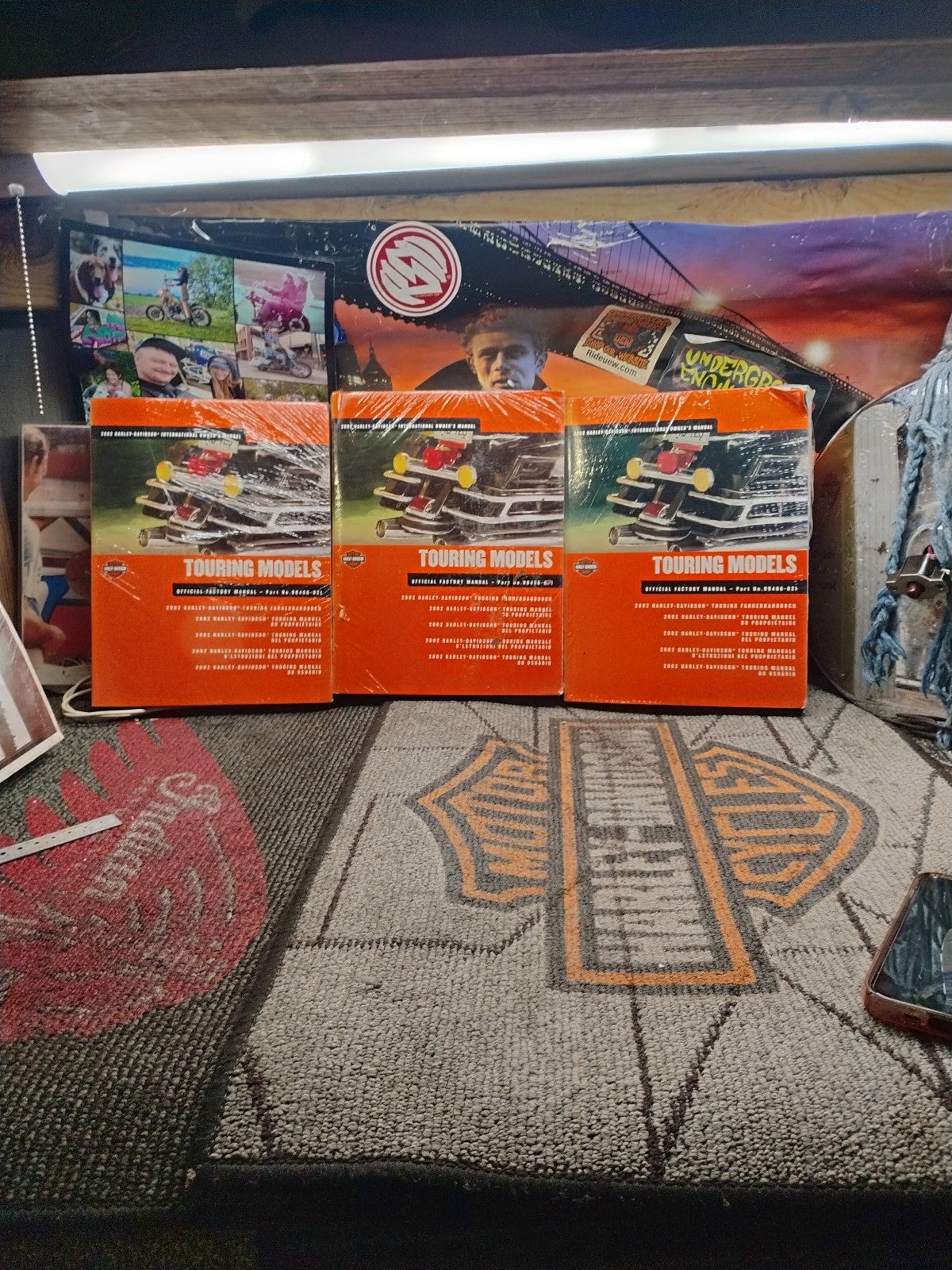 2002 Harley Davidson Road King Electra Glide Motorcycle Owner Manual User Guide