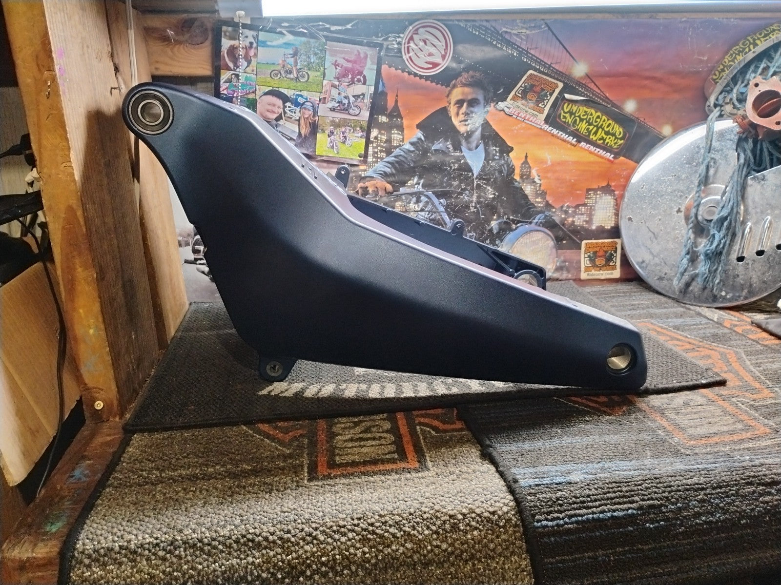 OEM Buell Swingarm Cover Metallic Blue K0003.1ATYCX