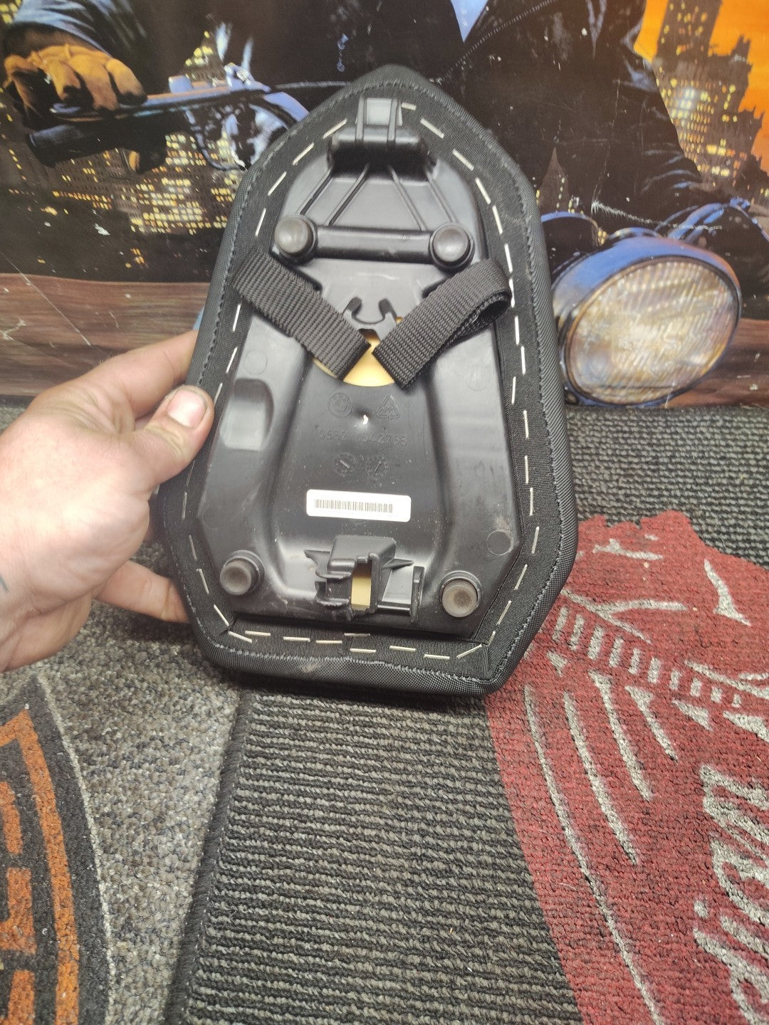 PU Rear Passenger Cushion Saddle Seat Comfort For BMW S1000RR M1000RR Mm