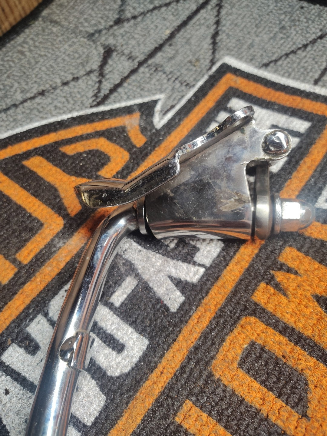 Jiffy Kickstand Assembly Chrome 2" Under for Harley Softail FXST 1984-1999