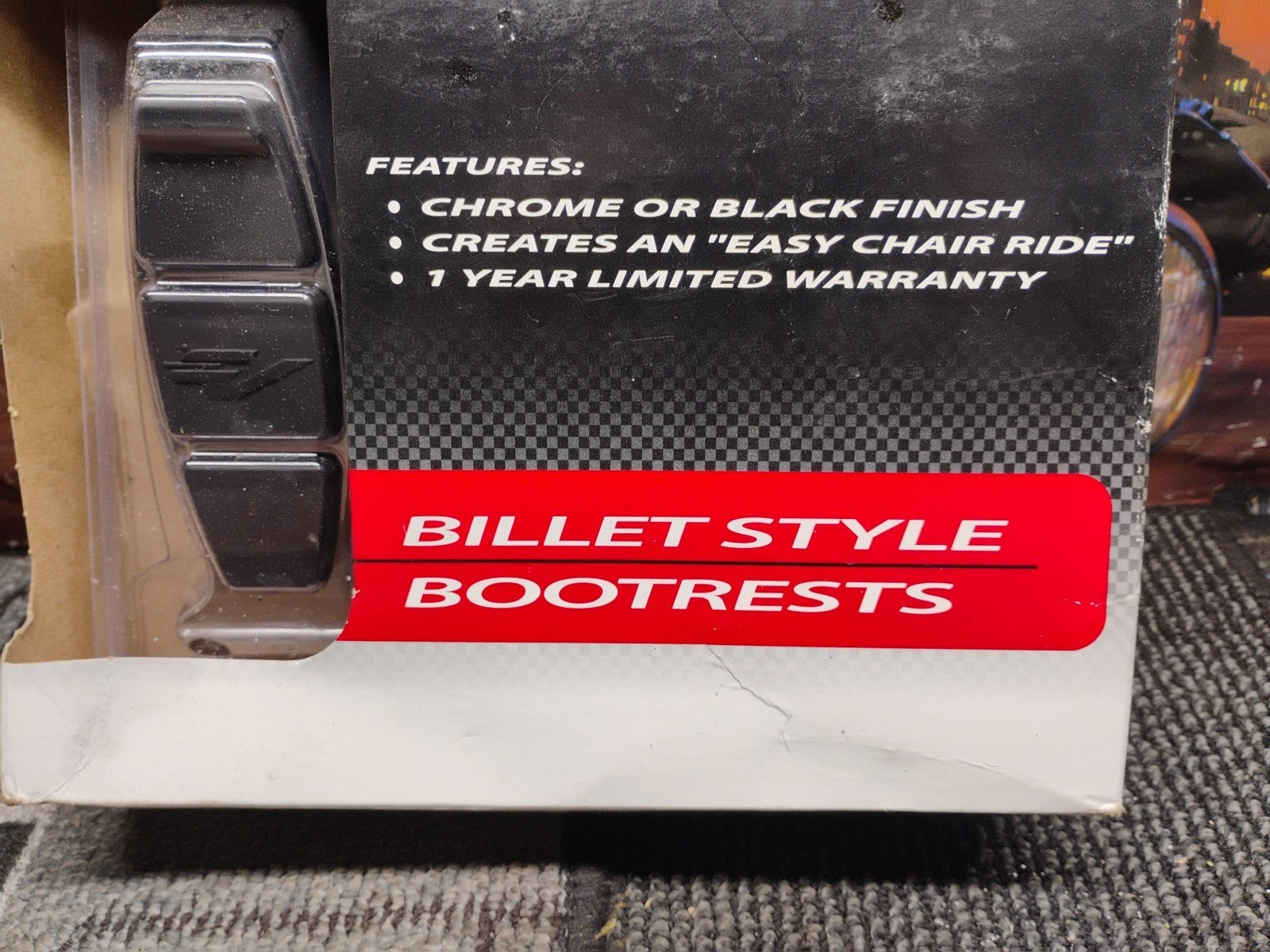 Accessory3 Custom Trike Billet Style Bootrest Harley-Davidson 