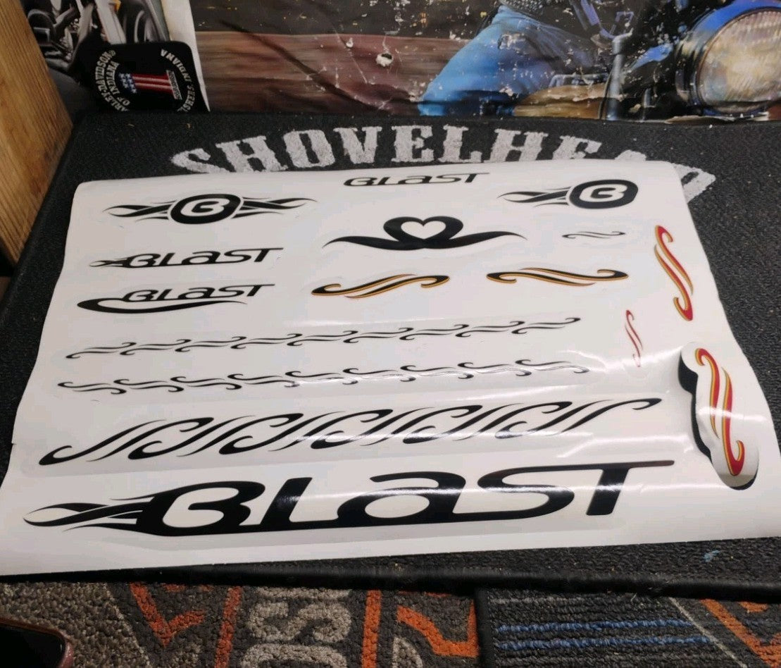 NOS Buell Blast Mesa Personal FX Art Decal Set 1 H-D 13622-00Y