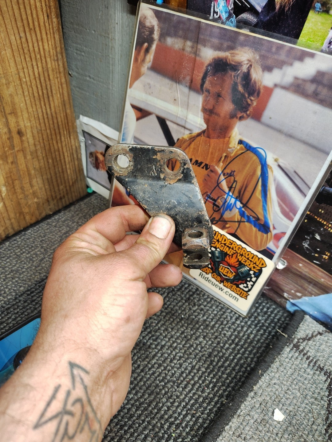 Harley OEM  1977-1984 FX SHOVELHEAD REAR PEG MOUNT   311D