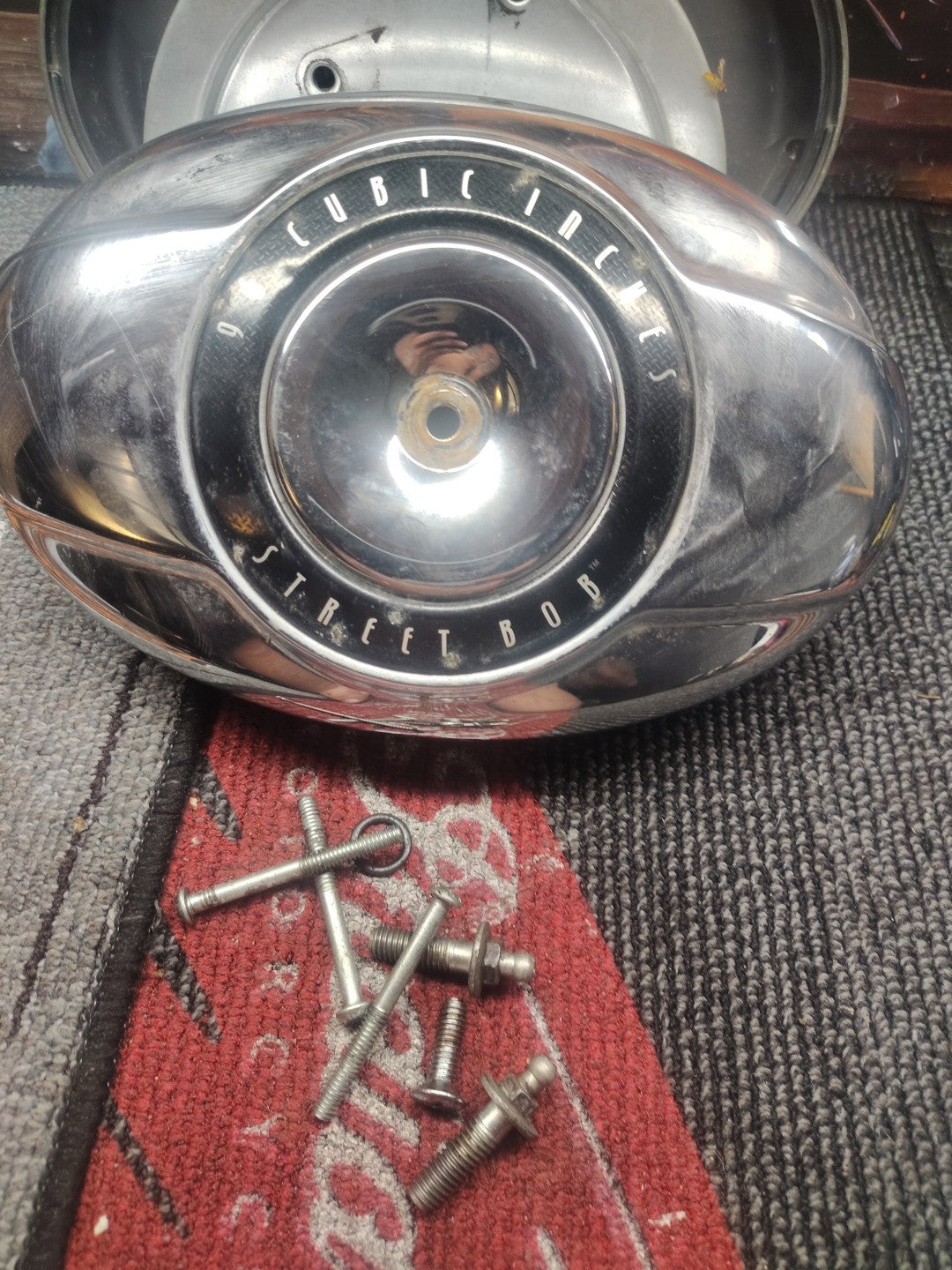  OEM Harley 96"  2007 Dyna Street Bob Air Cleaner ASSEMBLY  29581-01B