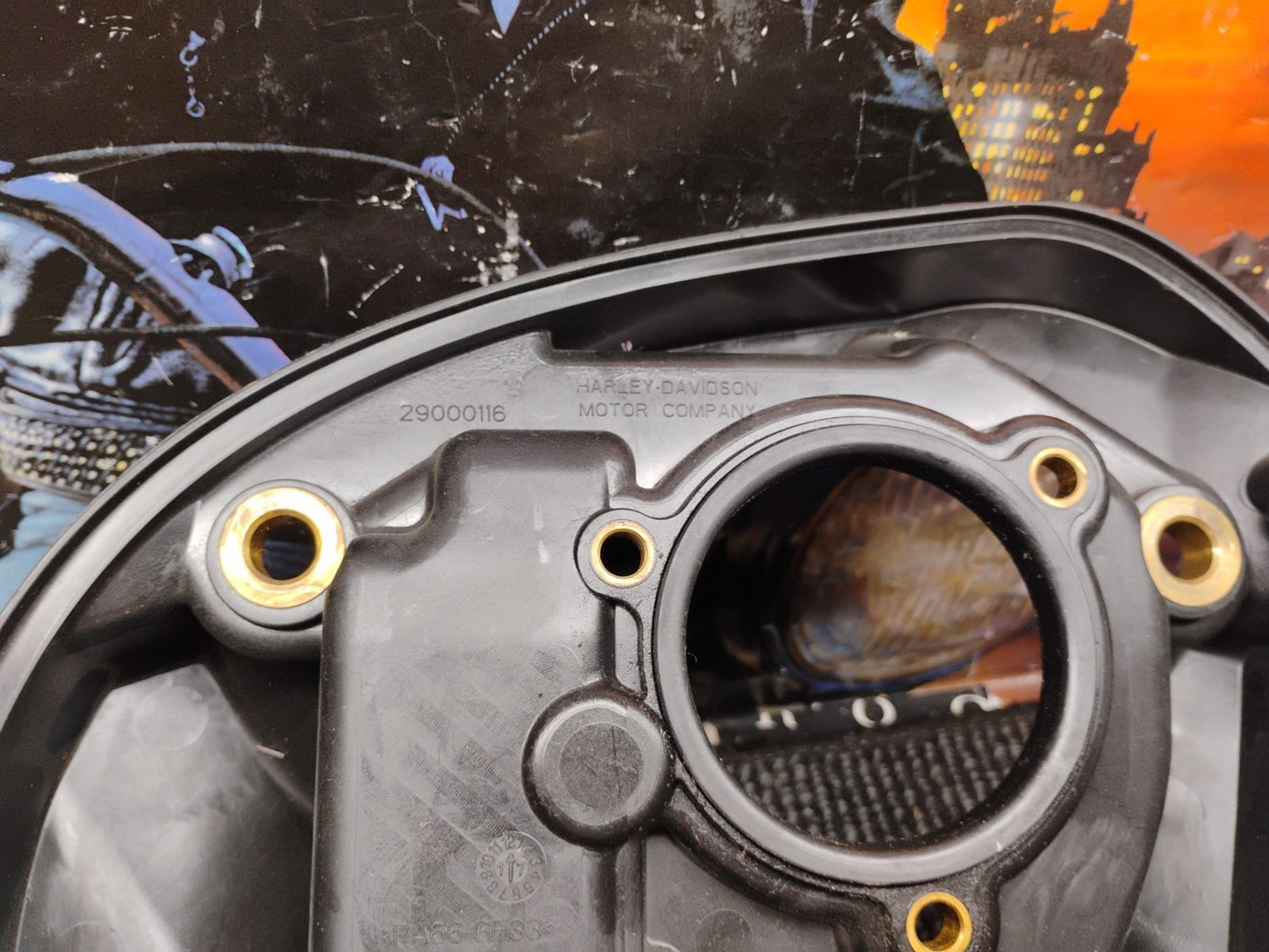 Harley Davidson Milwaukee 8 Touring OEM Air Filter Cleaner Back Plat #46