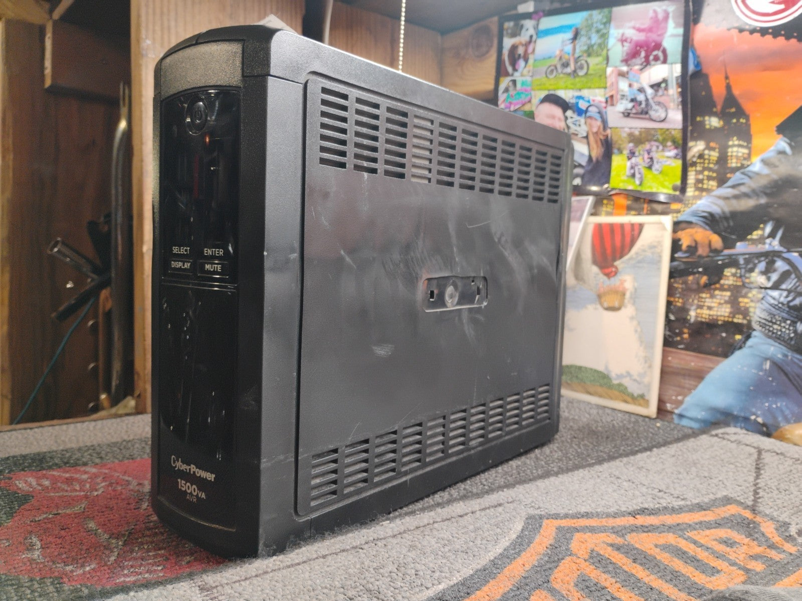 👀 CYBERPOWER 1500 VA AVR POWER SUPPLY 12 OUTLET CP1500AVRLCDA