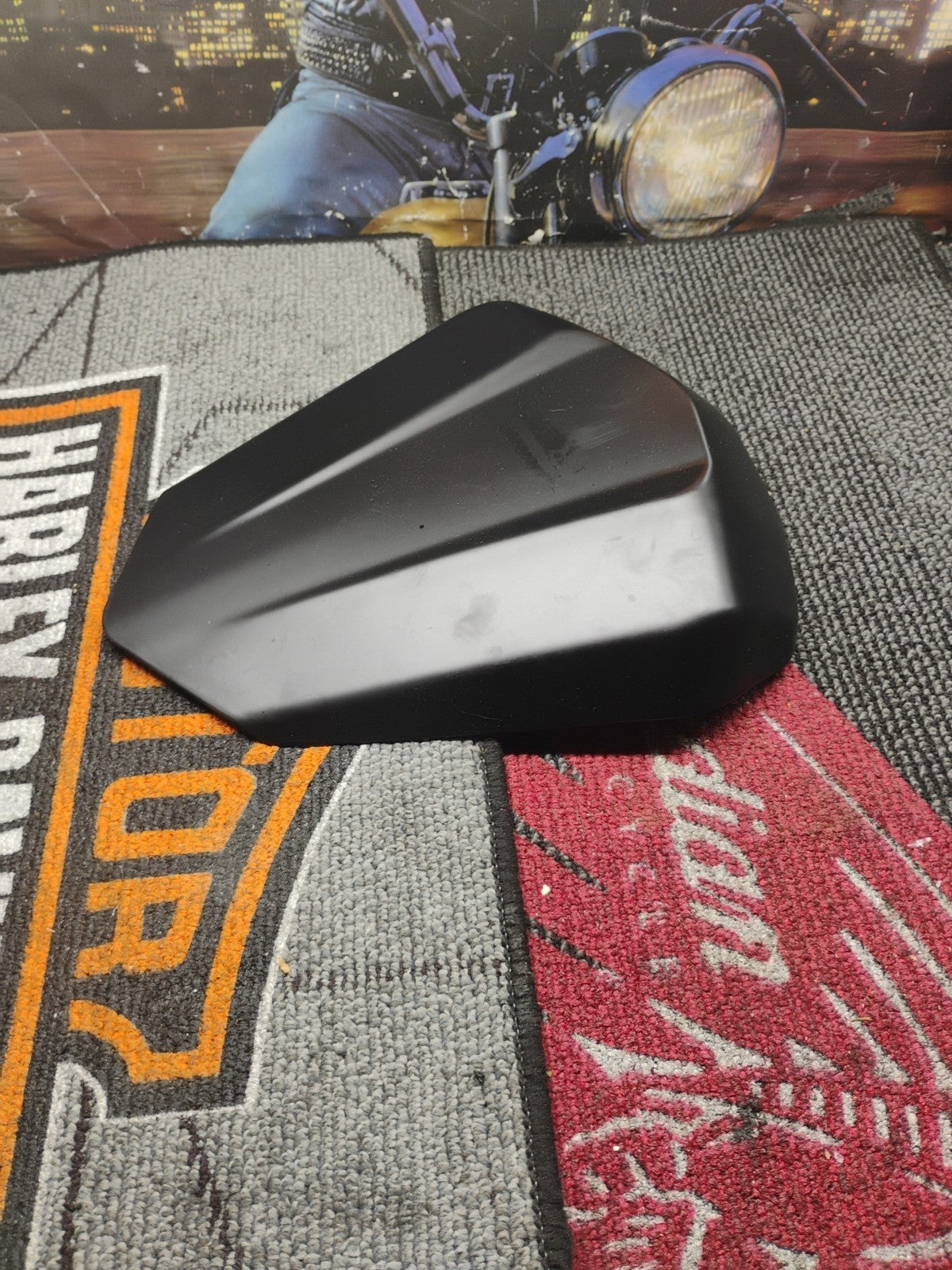 06-07 2006 Yamaha YZF R6 Black Rear Back Seat Solo Cowl Fairing Cover