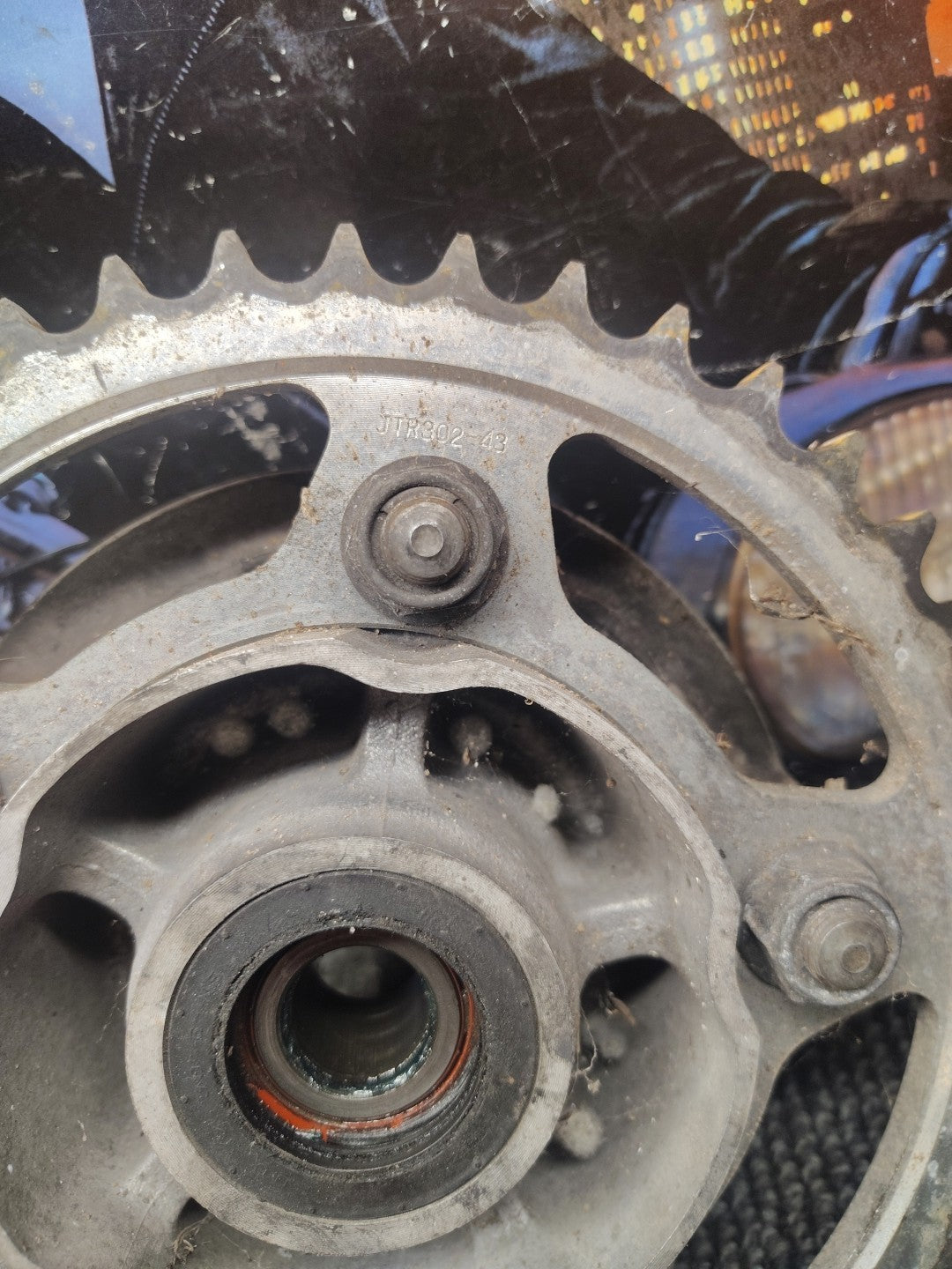 Rear sprocket & carrier F2 Honda cbr600f2 cbr 600 91-94 #RR1