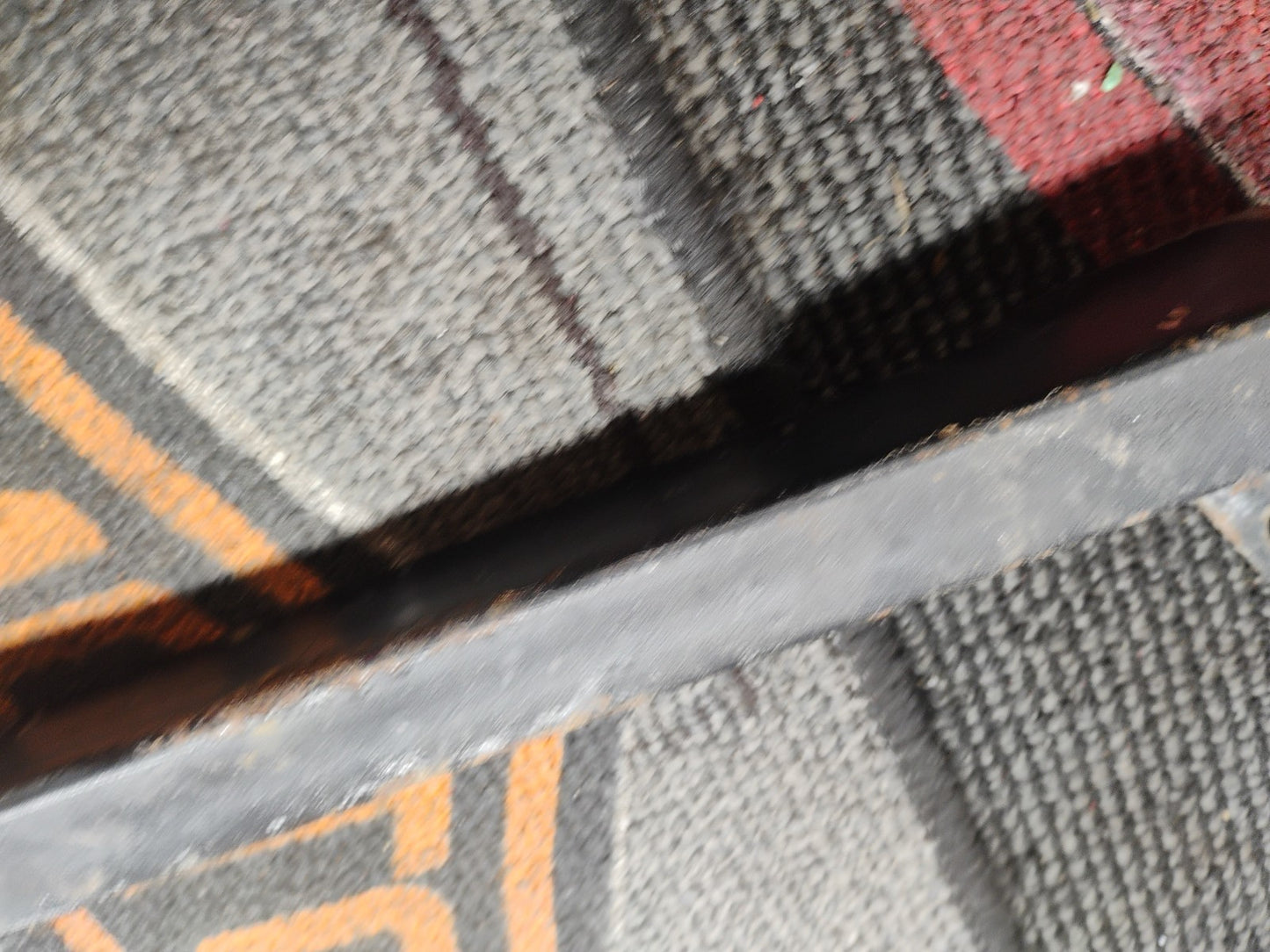 Suzuki Motorcycle Sissy Bar, w/ Black Padded Backrest 