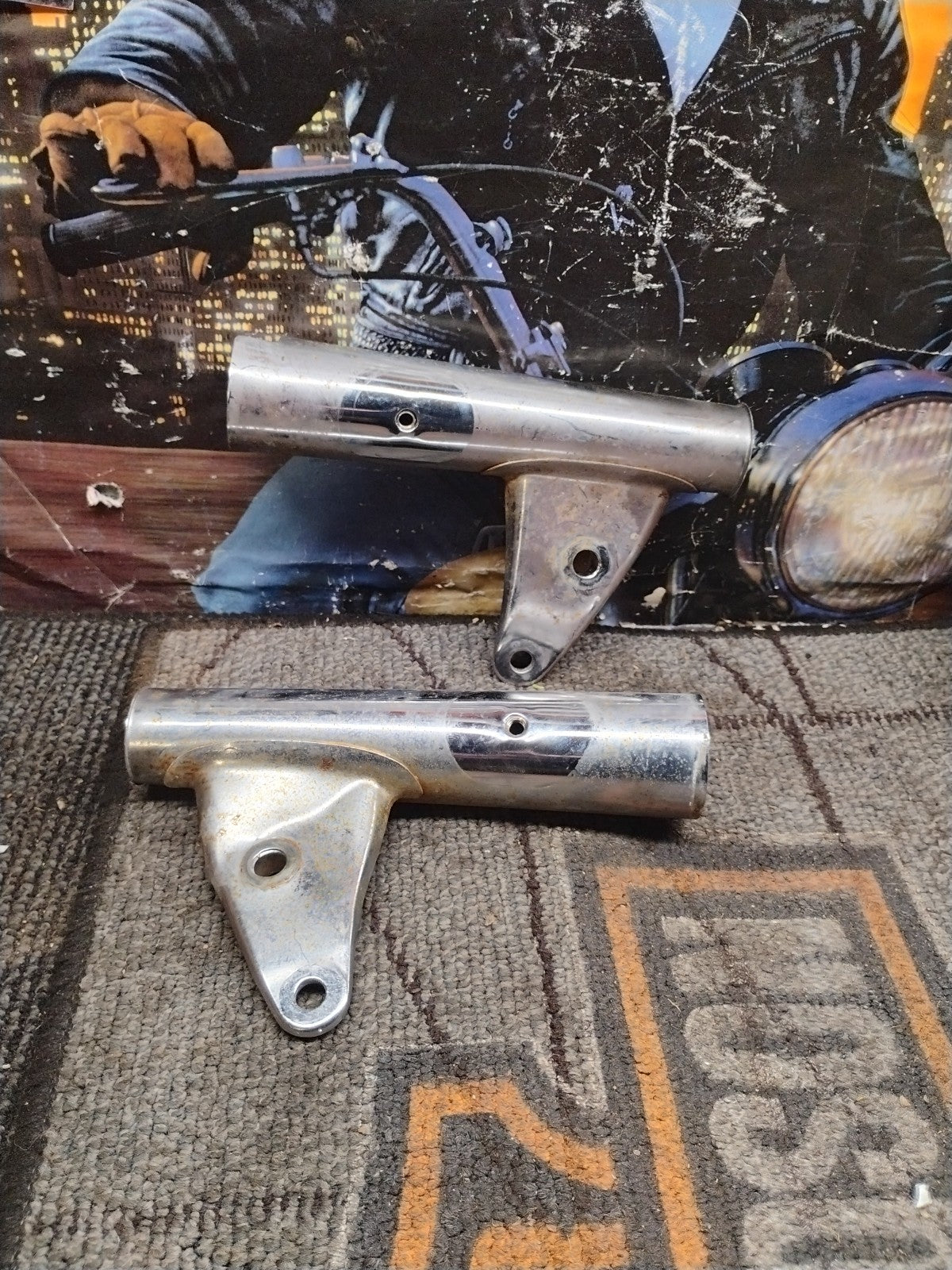 Honda SL125 CG125 CB125S CB CL SL 100 CG110 Head Light Stay Ear Fork Upper Cover