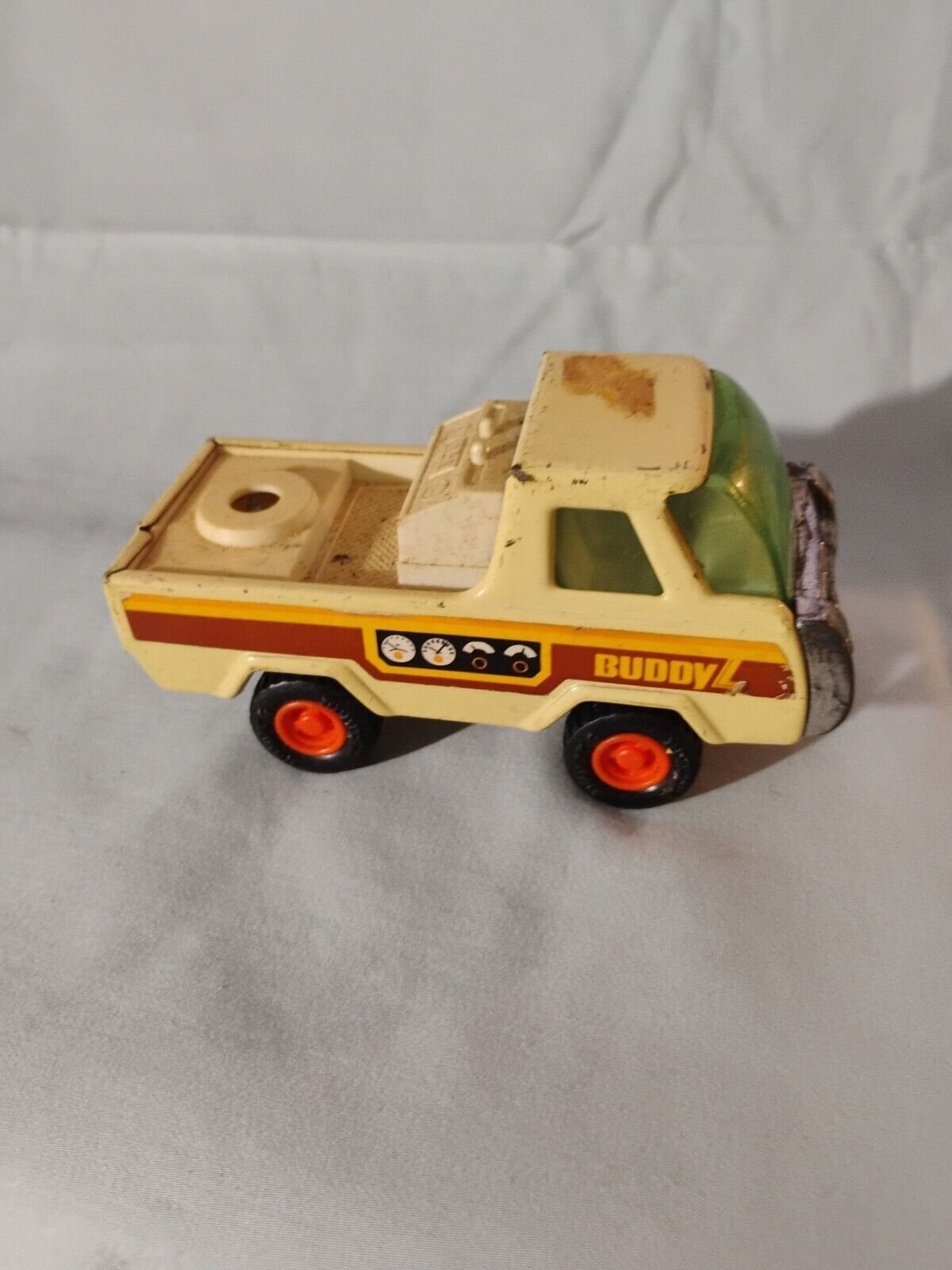 Buddy L   Power Light    Pressed Steel Utility Truck No Ladder