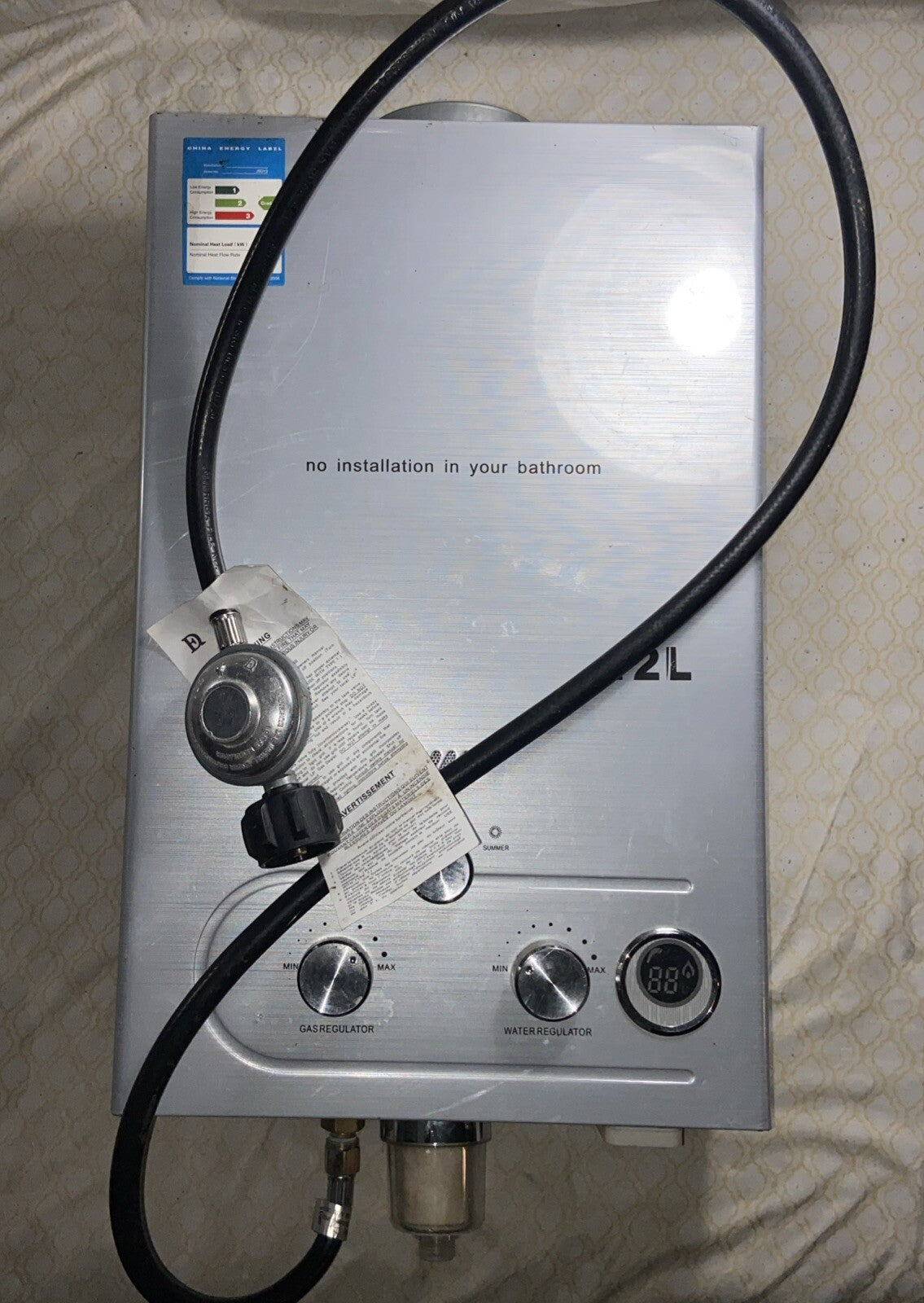 12L Propane Water Heater