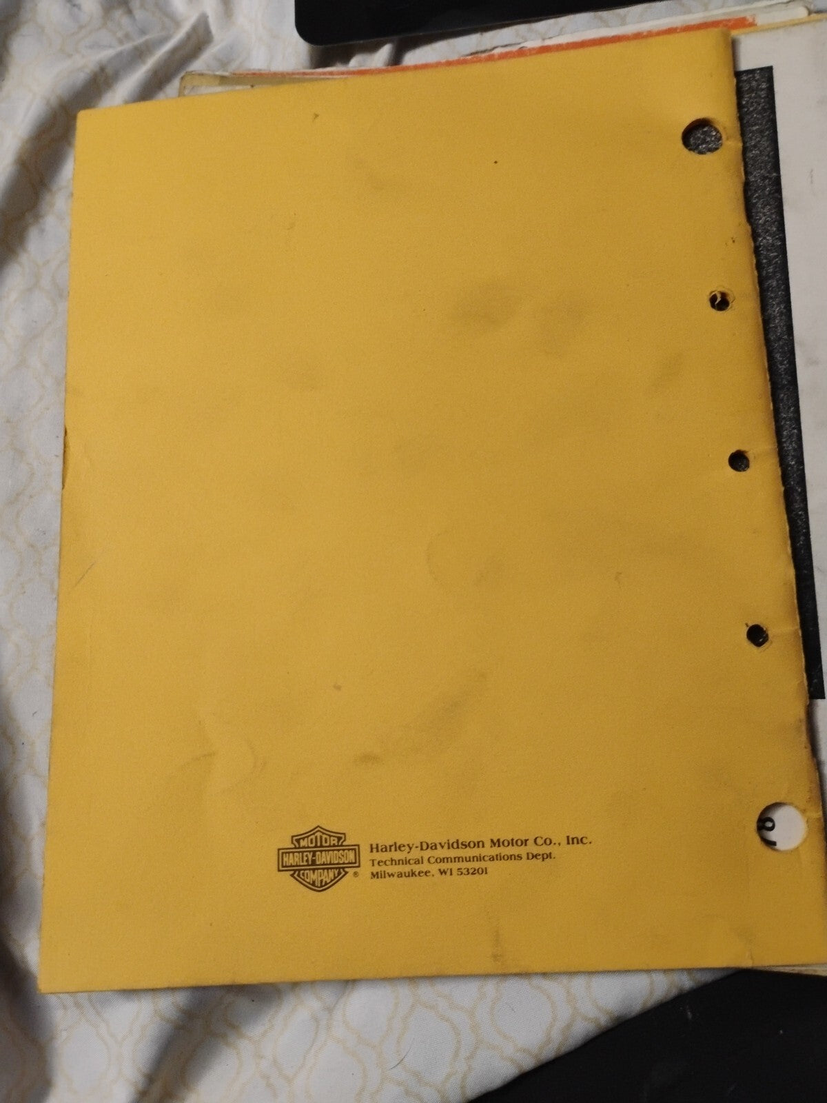 Vtg Harley Davidson XR-750 '72, '75, '77, '80, '83, '86 Parts Catalog 99442-72RG