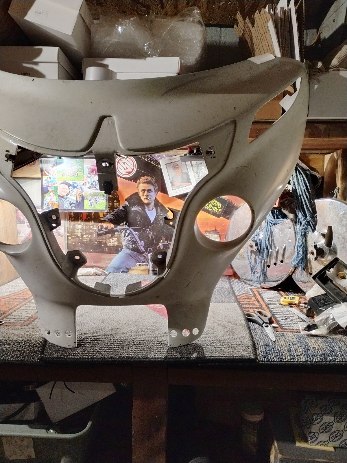 17 Indian Roadmaster Chief Upper Front Headlight Fairing Cover 