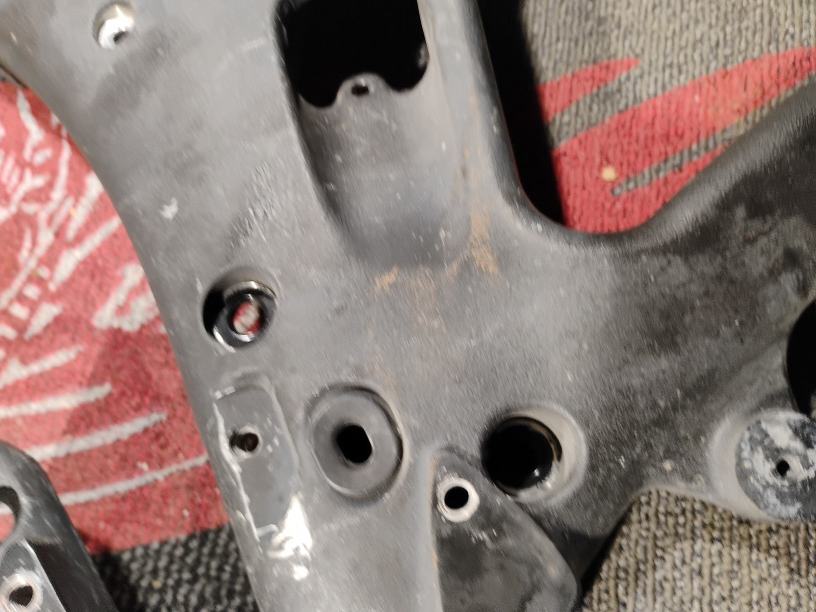 Indian Chief Chieftain & Roadmaster Left & Right Rear Subframe Support Brackets