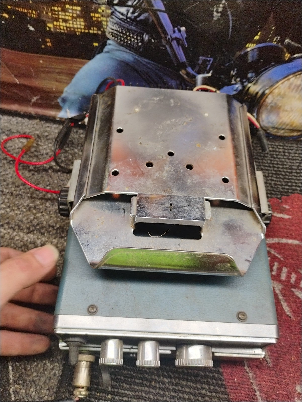 VTG Realistic TRM-12 VHF Marine Radio Telephone 25W 12 Channel 20-201(UNTESTED)