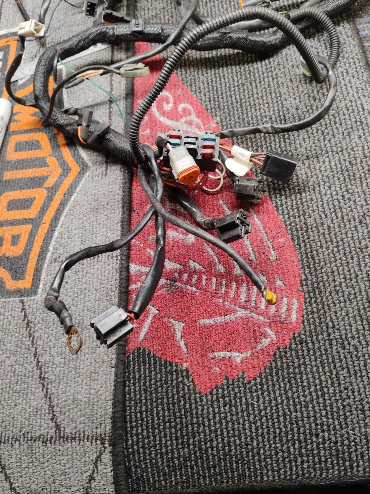 2000-2009 Buell Blast Main Engine Wiring Harness Motor Wire Loom Almost Complete