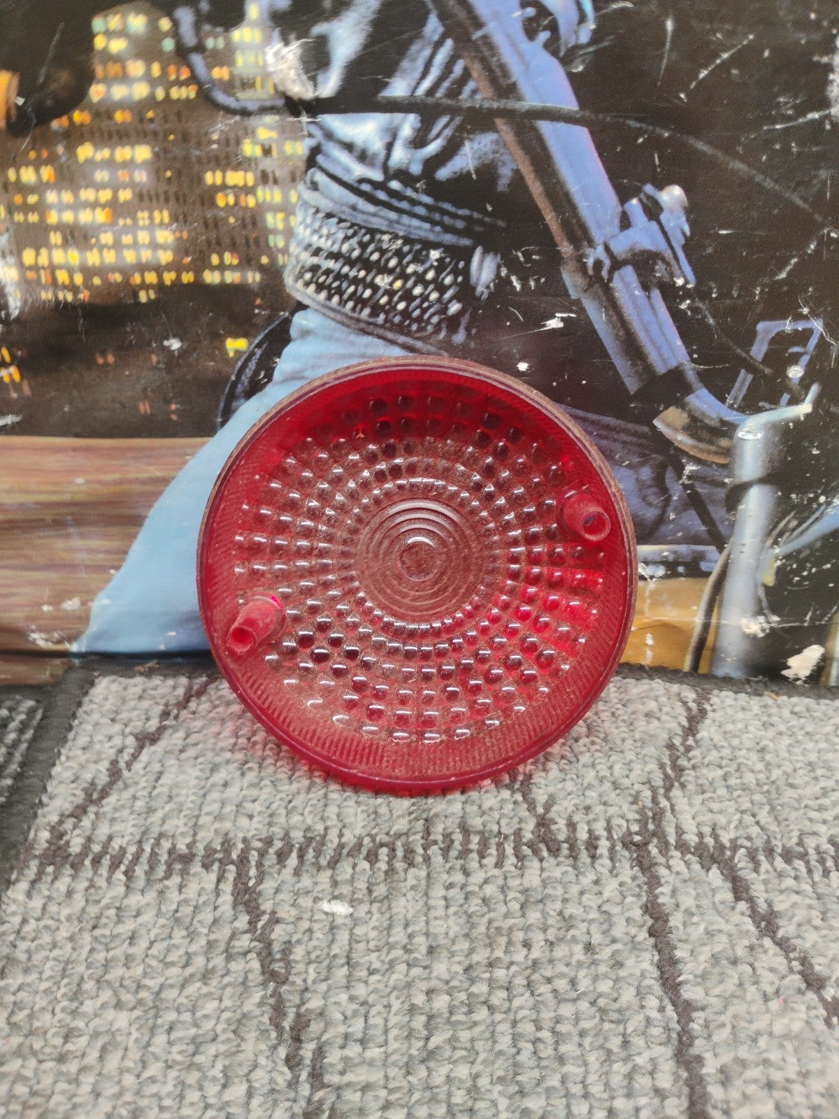 NOS Honda Flasher Lens Red V.E.M DH-2 SAE I 4