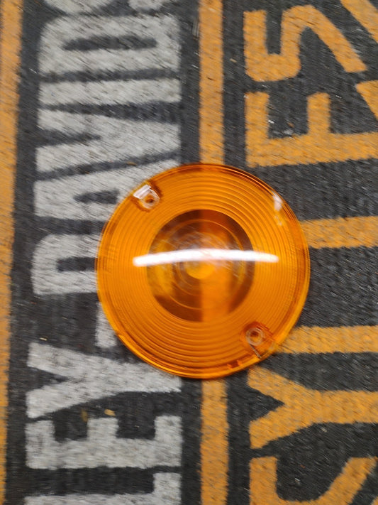 Harley Davidson Turn Signal Lense Amber HD 2 SAE DP 85 DOT PM 