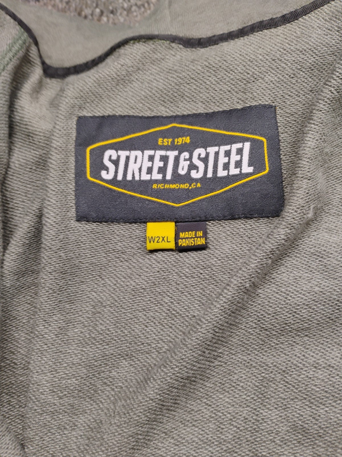 Street & Steel W2XL Biker Jacket With Elbow Pads