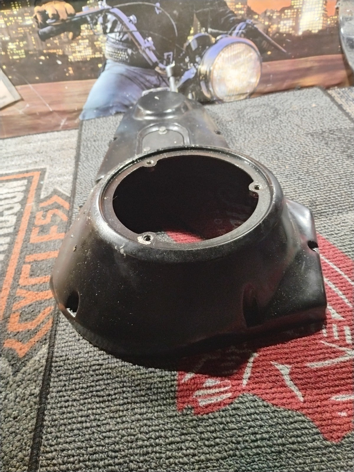 Harley Shovelhead Black Outer Primary Cover 60506-77