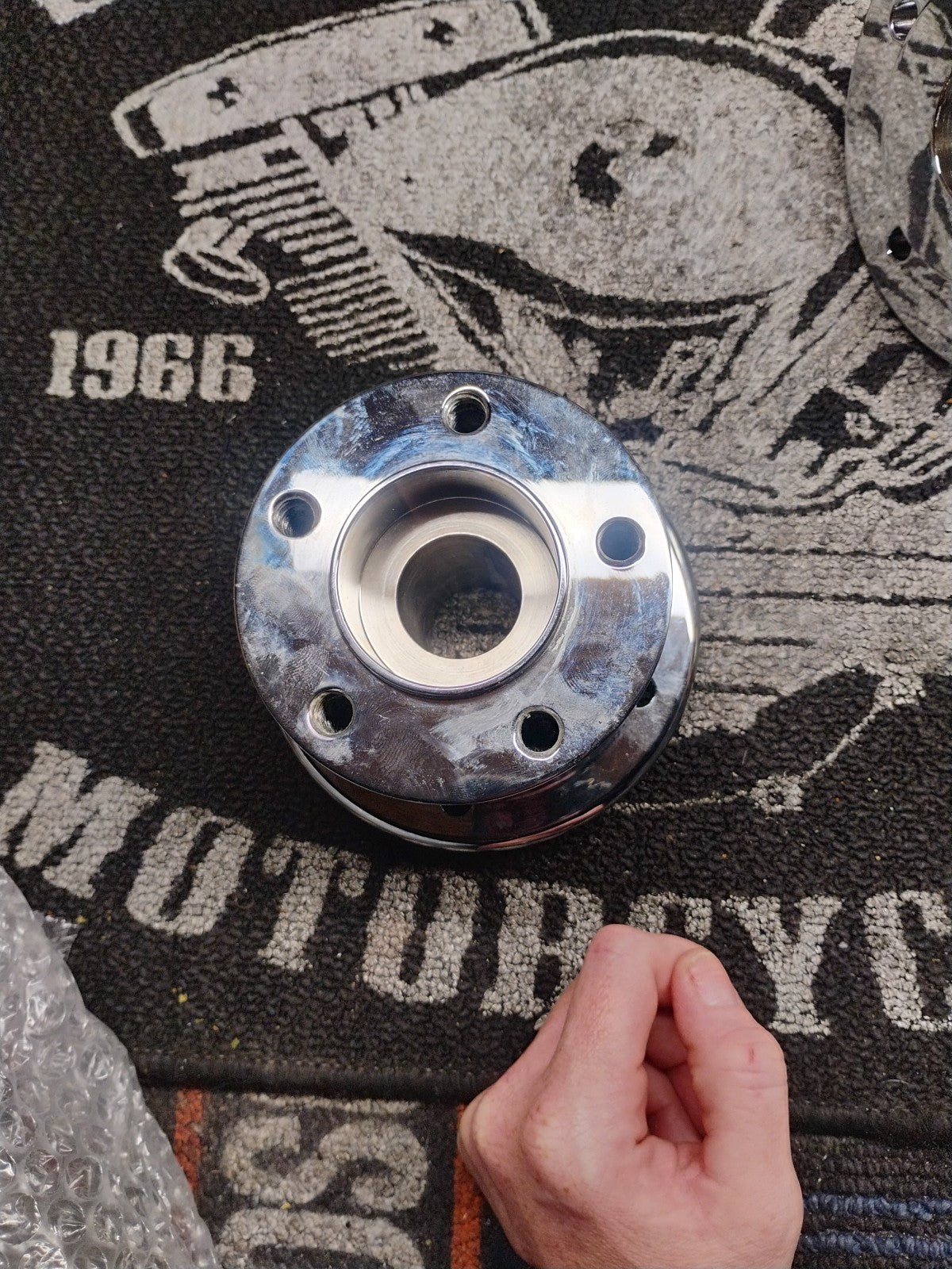 RFXMP-7 2.950 Wheel Hub Spacer Adapter Chrome 2000-Up Harley-Davidson