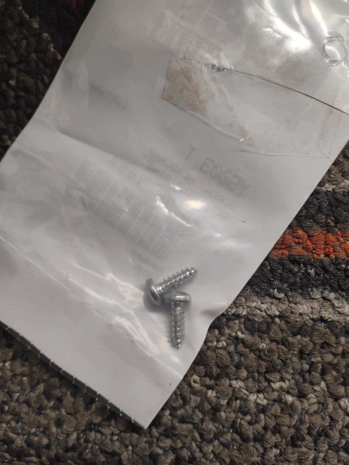 Buell OEM Y9003.T Headlamp Retaining Ring Screws Qty 2 NOS