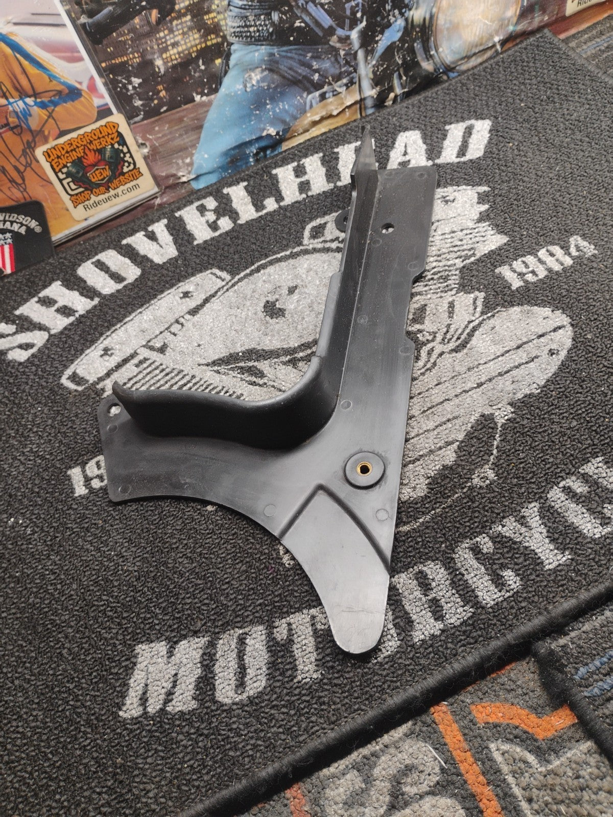 OEM Harley Davidson Softail Lower Belt Guard Cover Black 2000-2006