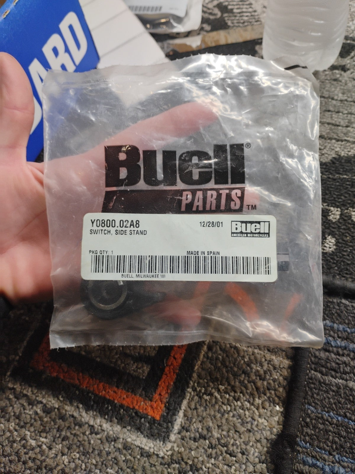 Buell OEM Side Stand Switch Y0800.02A8 NOS