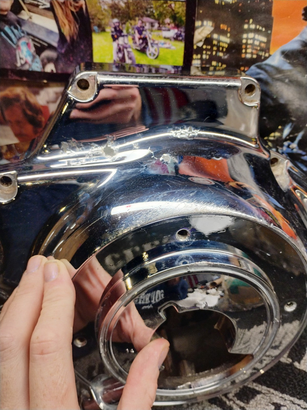 Chrome Clutch Primary Cover For 93-03 Harley Sportster XL  PN34951-95
