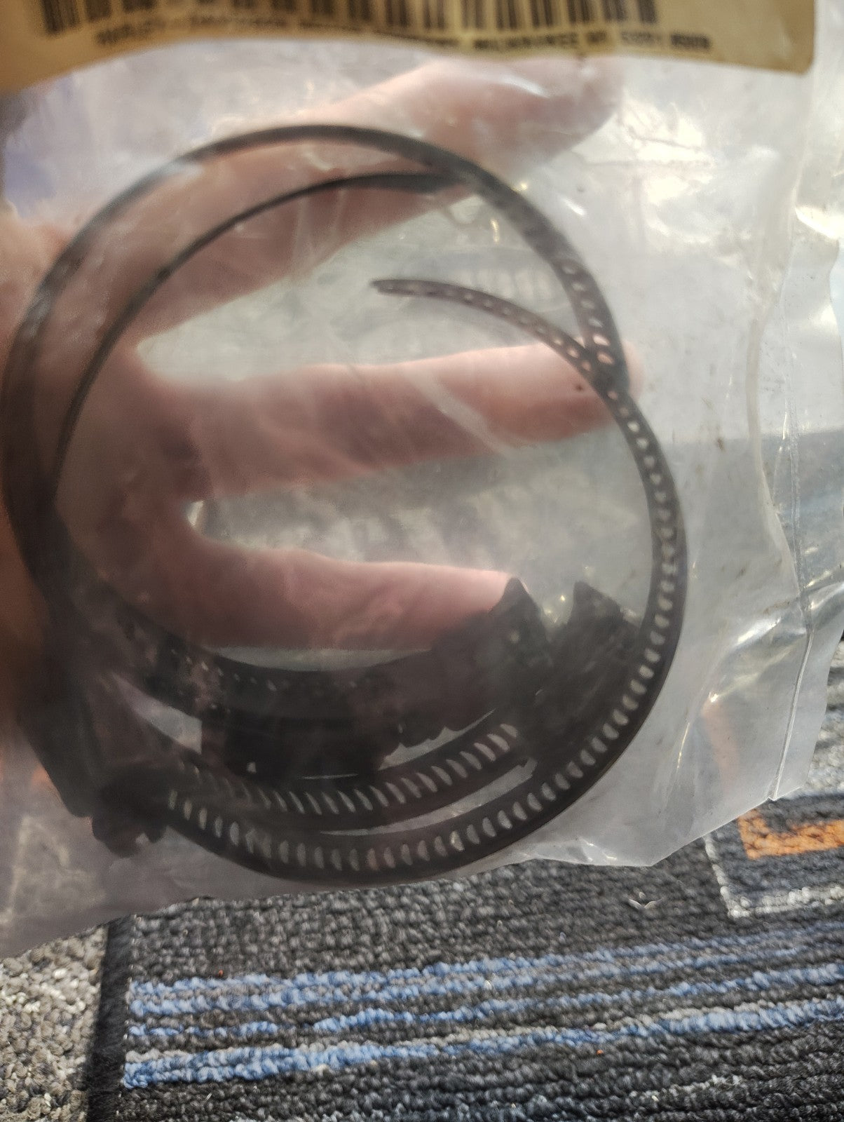 Harley-Davidson OEM 9830 Black Worm Drive Clamp Genuine NOS