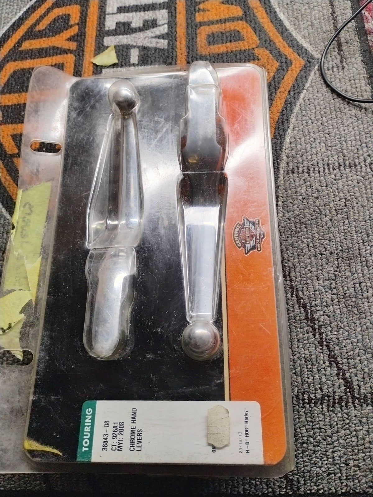 Harley Davidson Stock Chrome Hand Levers 38843-08