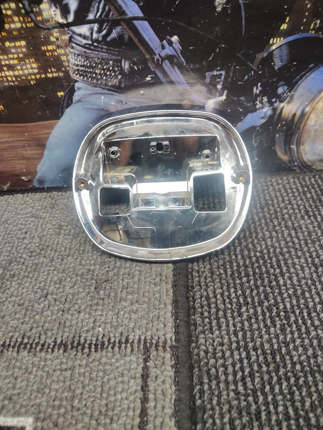 Genuine Harley-Davidson Rear Taillight BASE Assembly Chrome 68066-99A