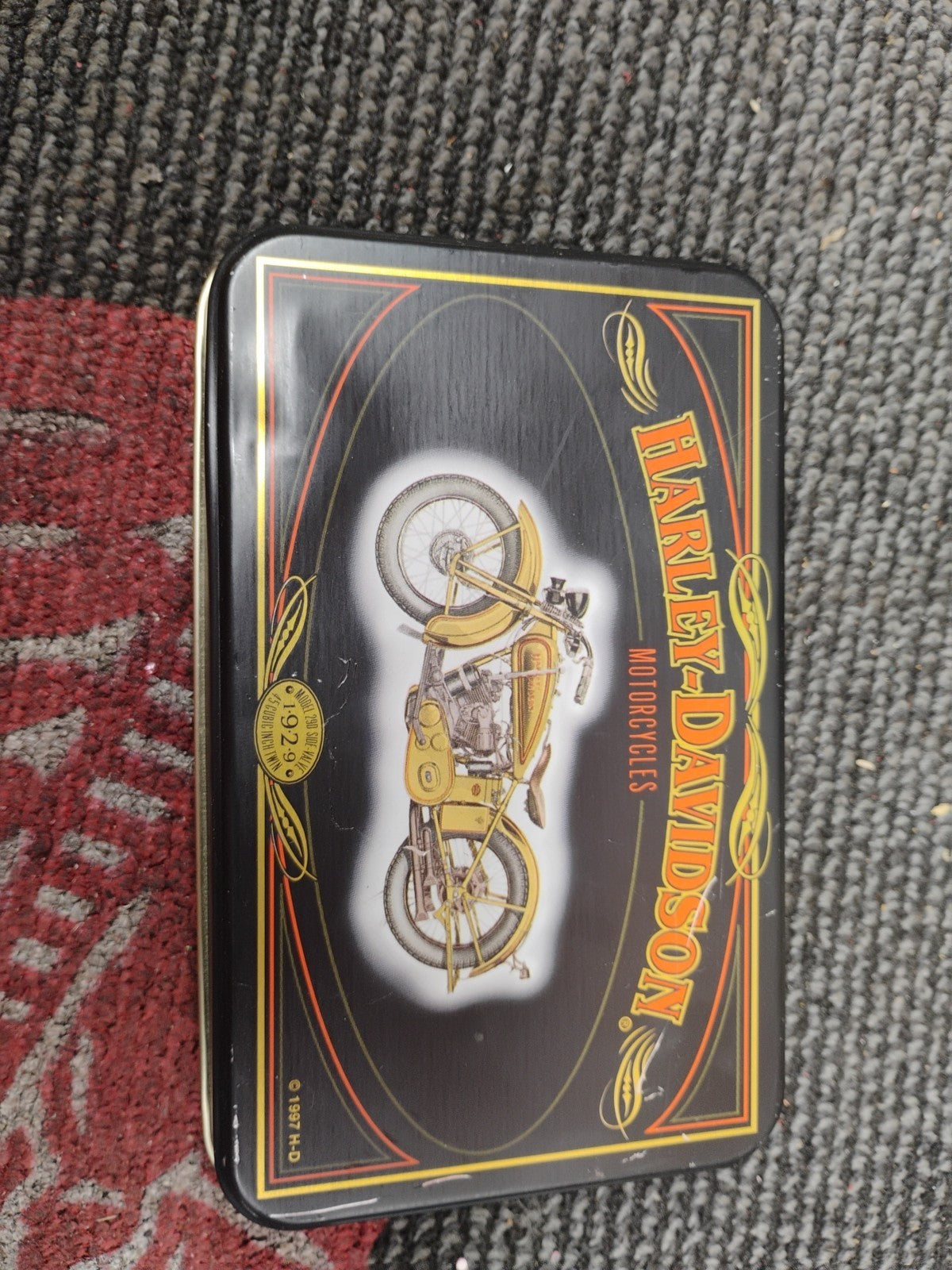 Harley Davidson Motorcycles 1997 Limited Edition Numbered Playing Cards w/Tin