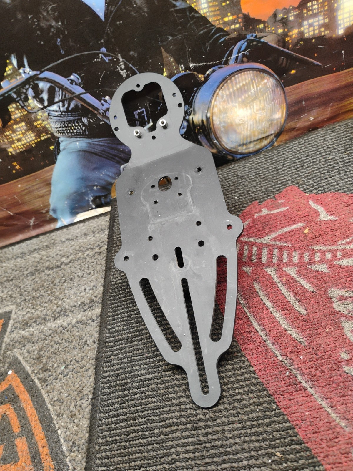 EB1301 2019 19 MOTO GUZZI V7 III STONE NIGHT 750 LICENSE PLATE BRACKET