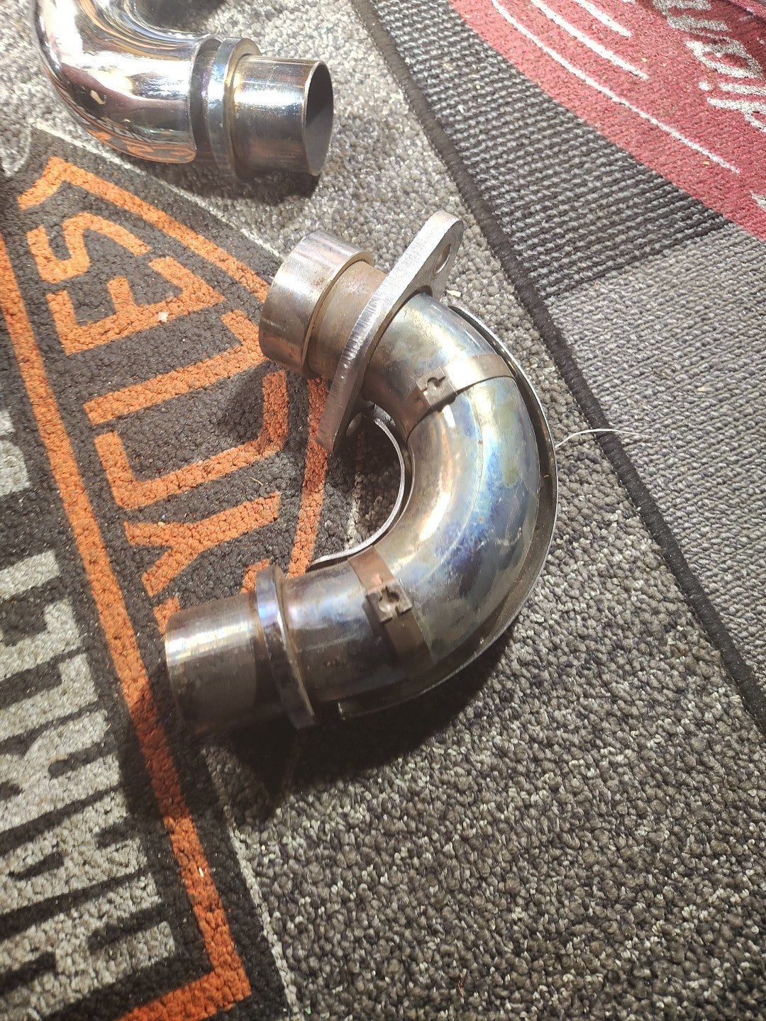 05 Victory King Pin Kingpin exhaust manifold header pipe elbow