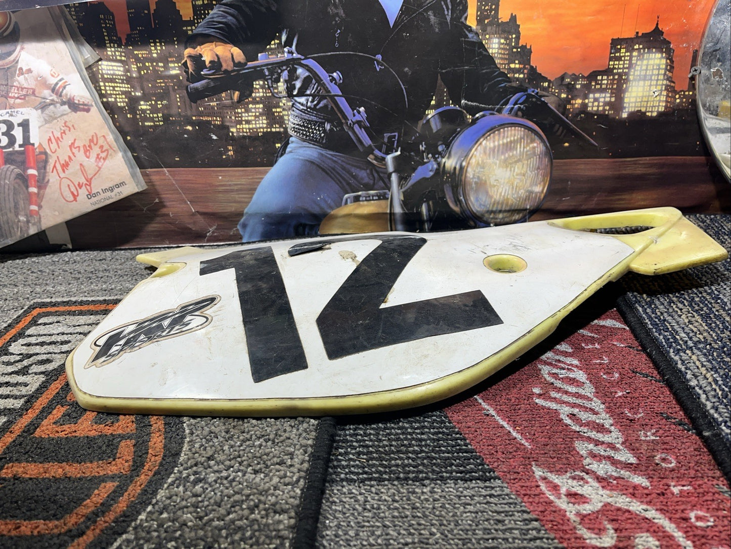 93 Husaberg Number Plates