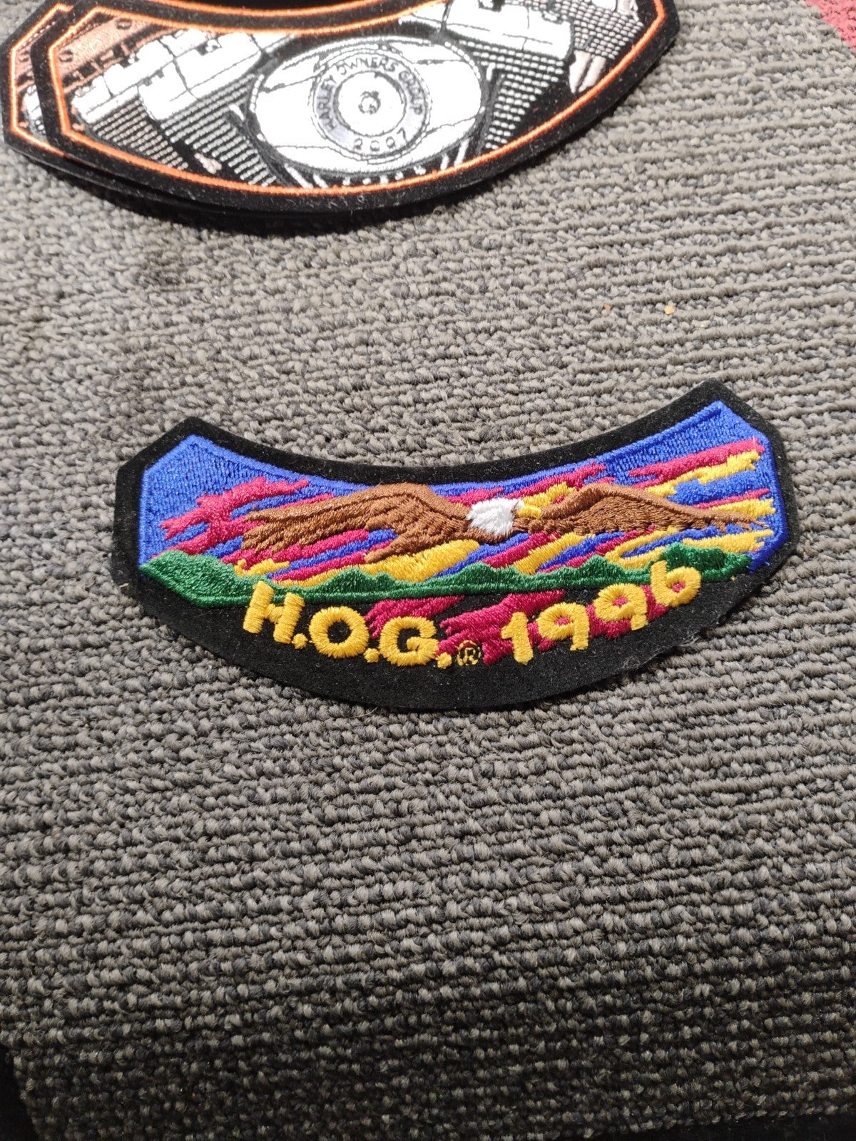 Vintage Harley Davidson patch 1996 HOG H.O.G. NEW? 