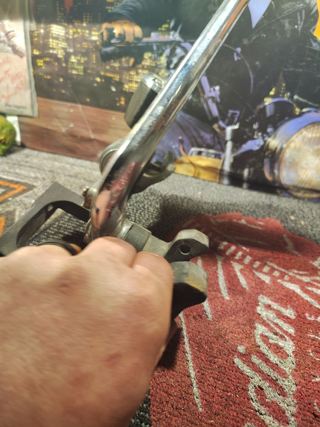 2017 Indian Chieft Rear Brake Pedal Lever Bracket An Master Cylinder 