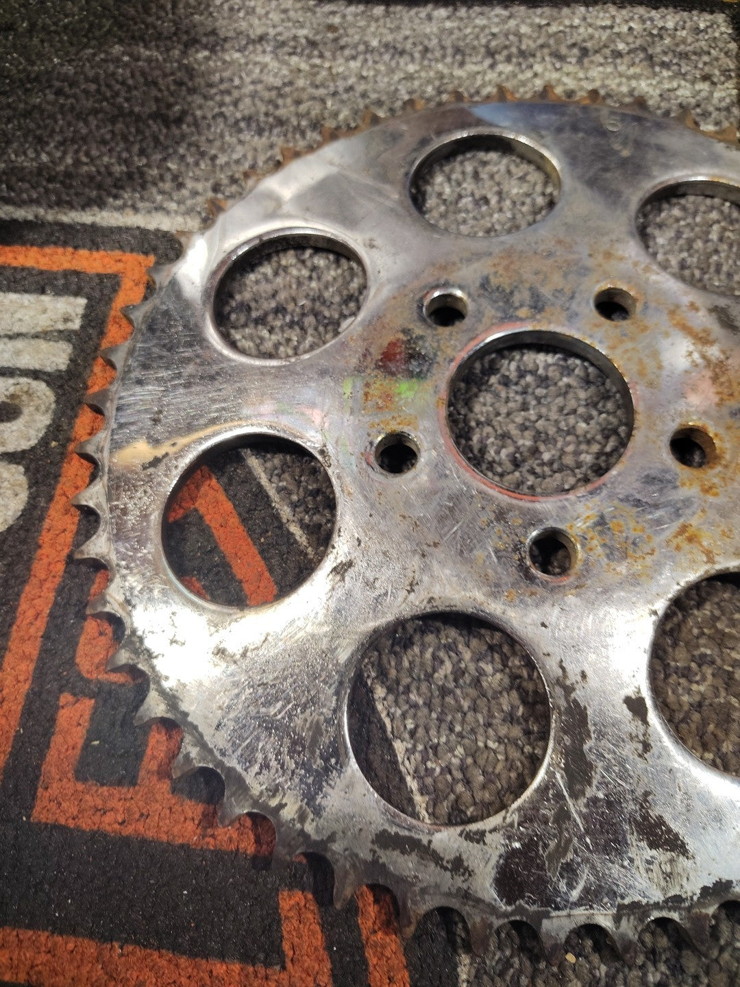 Harley-Davidson 51 Tooth Chrome Final Drive Sprocket New 40954-83