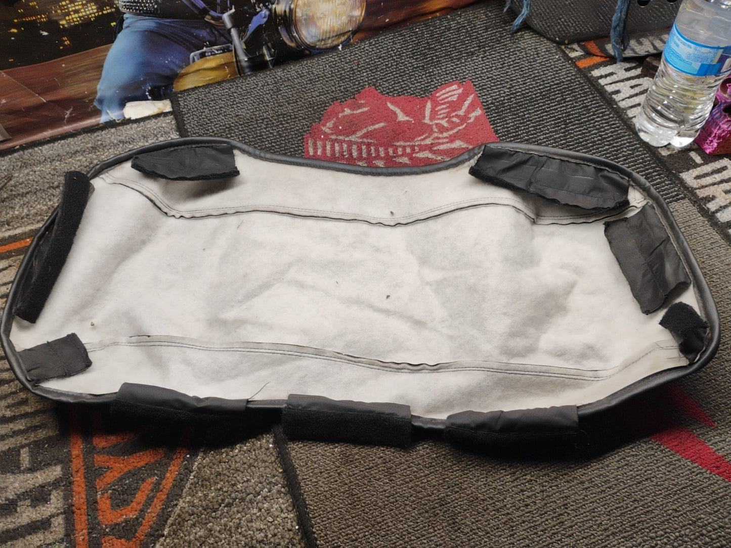 Harley Saddlebag Lid Leather Cover 