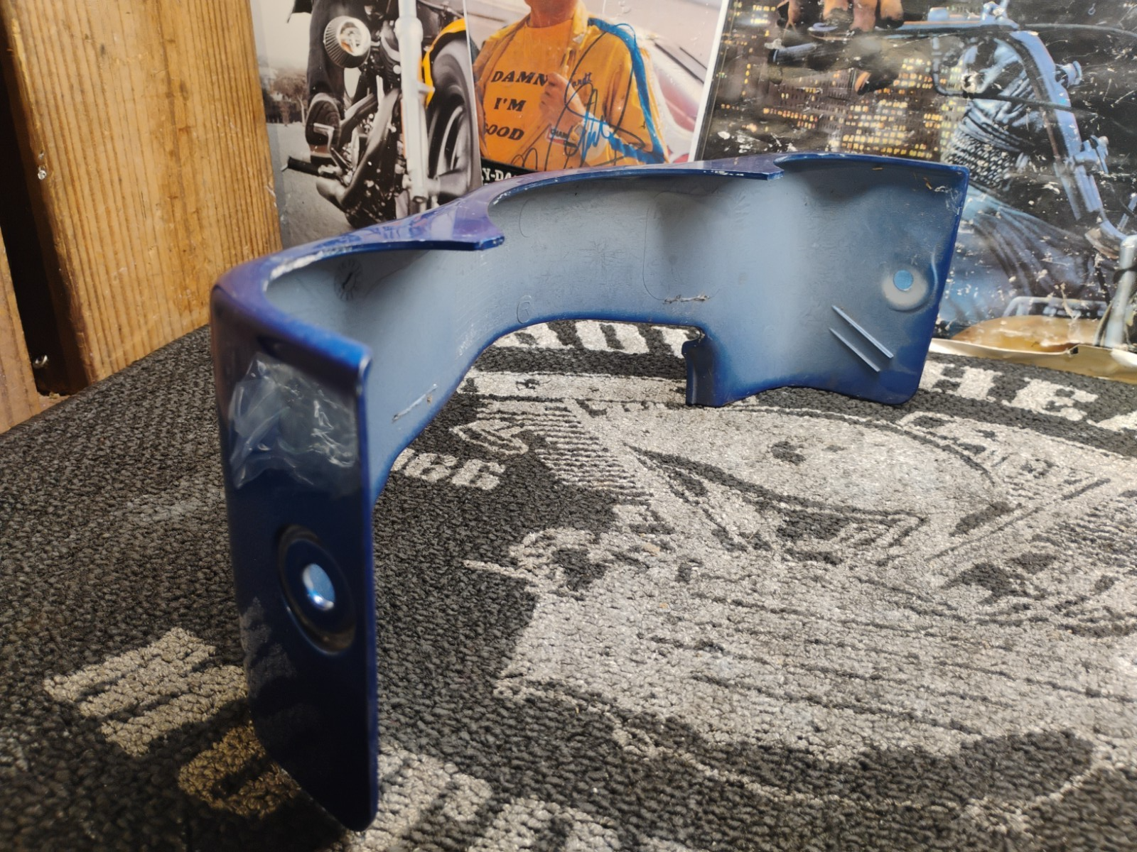 2011-2013 Harley-Davidson CVO Road Glide Blue Outer Fairing Front Skirt