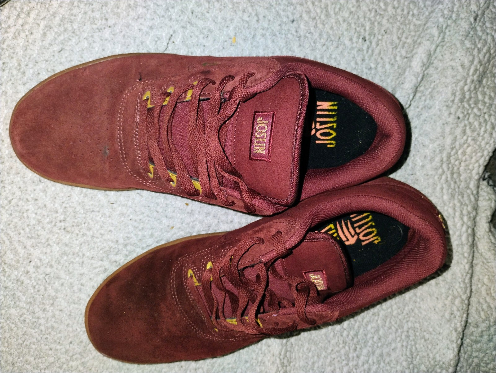 Burgundy Joslin Etnies Size 11 1/2
